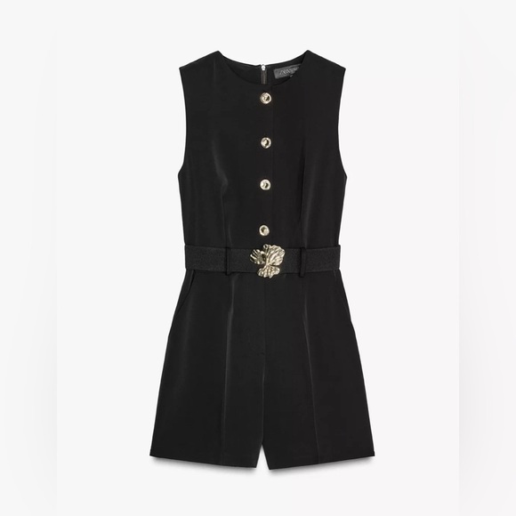 🔥🔥Zara Belted crepe jumpsuit - Picture 6 of 7